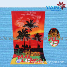 Microfiber beach towels printed beach towels